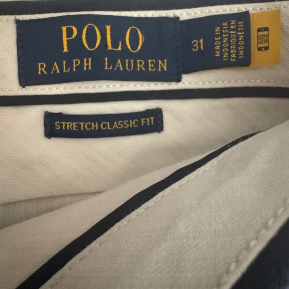 Polo Ralph Lauren Navy Blue Shorts All over Pony Logo size 31 Golf Classic‎ Fit - Picture 5 of 6